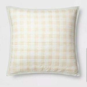 Threshold gingham euro sham